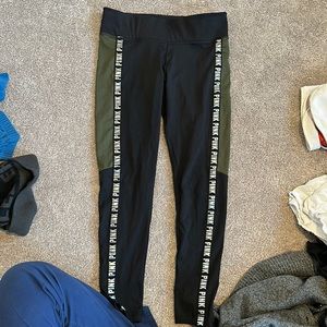 Victoria secret pink fleece lined leggings
